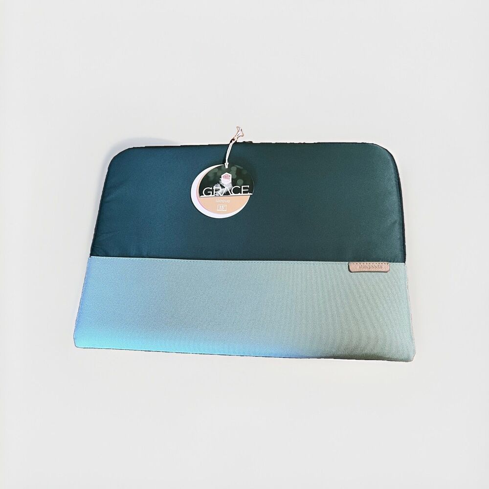 STM Goods Grace 15” Laptop Sleeve Hunter Green NEW Slim Stylish Protective Case